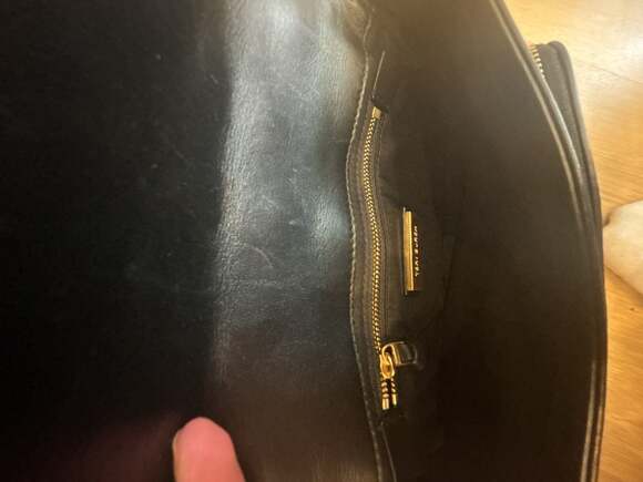 Tory Burch Fleming Black Leather Convertible Shoulder Bag main image 3